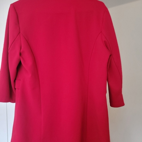89th + Madison 3/4 length red Blazer - Picture 7 of 8